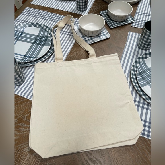 Christmas Coffee Lovers Canva Tote Bag Organic Cotton - Picture 3 of 3